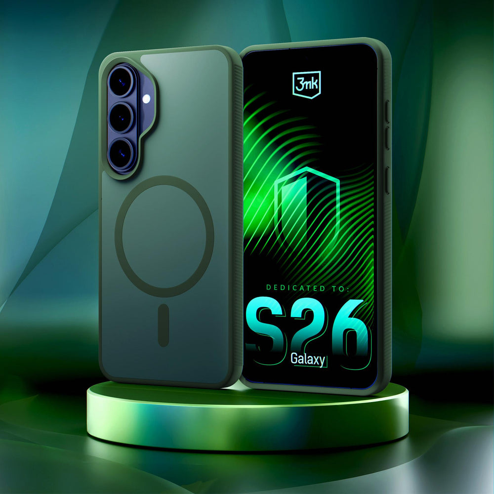 Etui 3mk Smoke MagCase na Samsung Galaxy S26+ - zielone_2