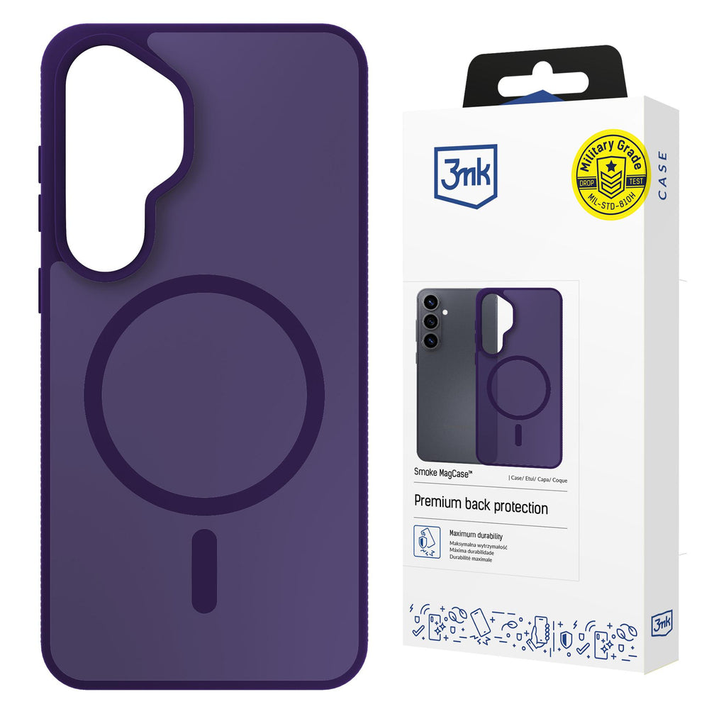 Etui 3mk Smoke MagCase na Samsung Galaxy S26 - fioletowe_0