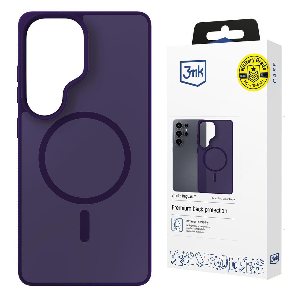Etui 3mk Smoke MagCase na Samsung Galaxy S26 Ultra - fioletowe_0