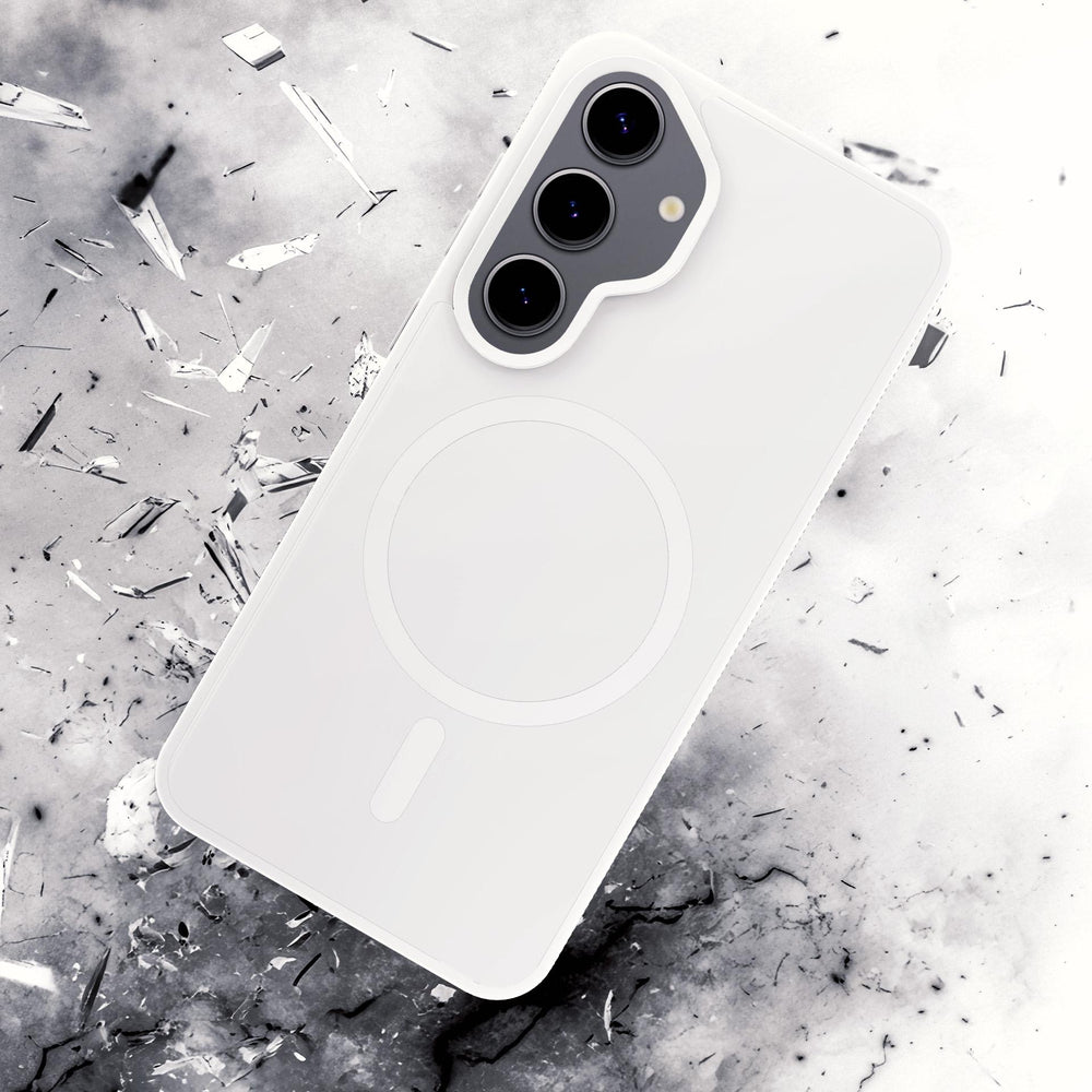 3mk Smoke MagCase for Samsung Galaxy S25 - white-transparent_5