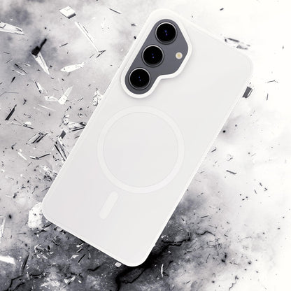 3mk Smoke MagCase for Samsung Galaxy S25 - white-transparent_5