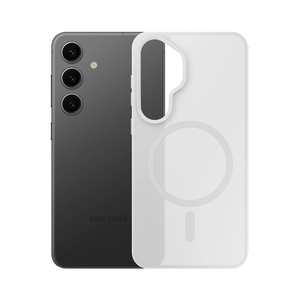 3mk Smoke MagCase for Samsung Galaxy S25 - white-transparent_8