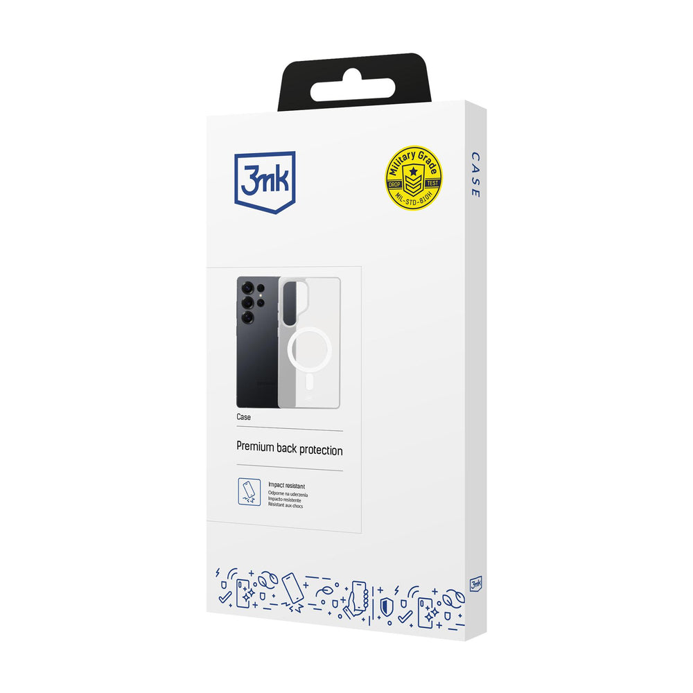 3mk Smoke MagCase for Samsung Galaxy S25 Ultra - White-Translucent_7
