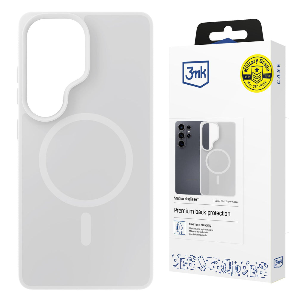 3mk Smoke MagCase for Samsung Galaxy S26 Ultra - White_0