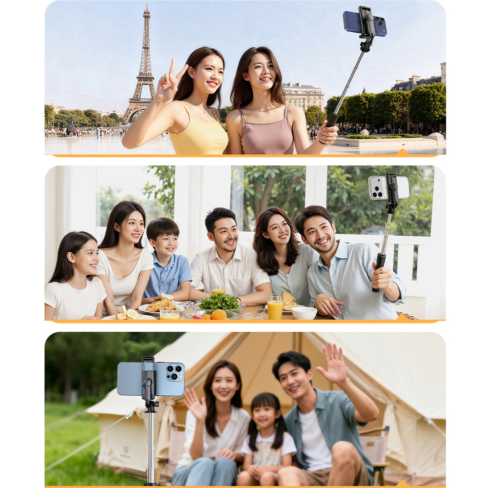 Selfie stick Orico SPV68 mini tripod Bluetooth 360 degree rotation 68 cm - black_7
