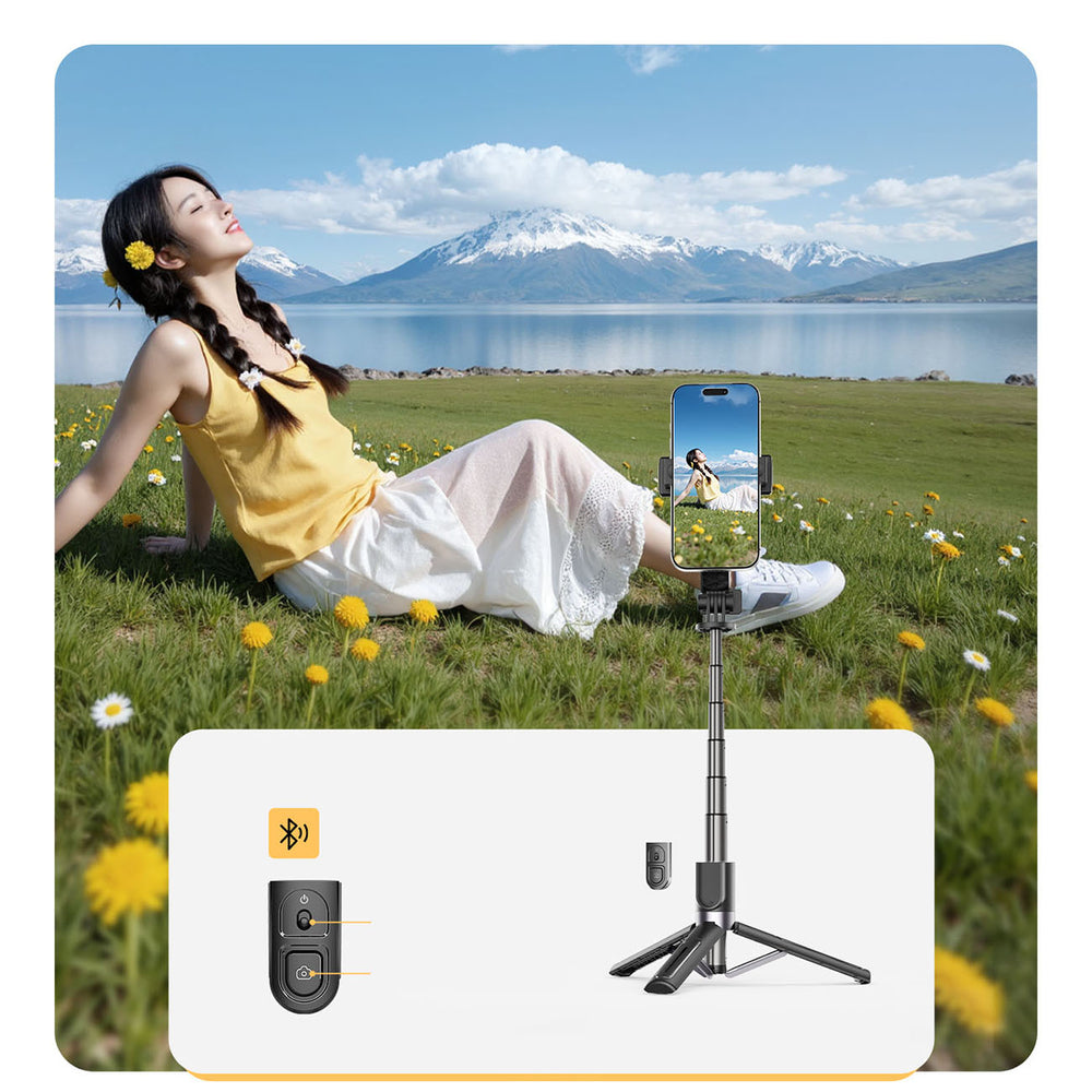 Bluetooth Selfie Stick Orico SPV90, Universal, Black _4