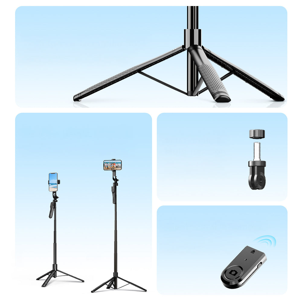 Selfie stick Orico SPM175 tripod 1/4" for phone camera with 360 degree rotation Bluetooth 5.2 - black_3