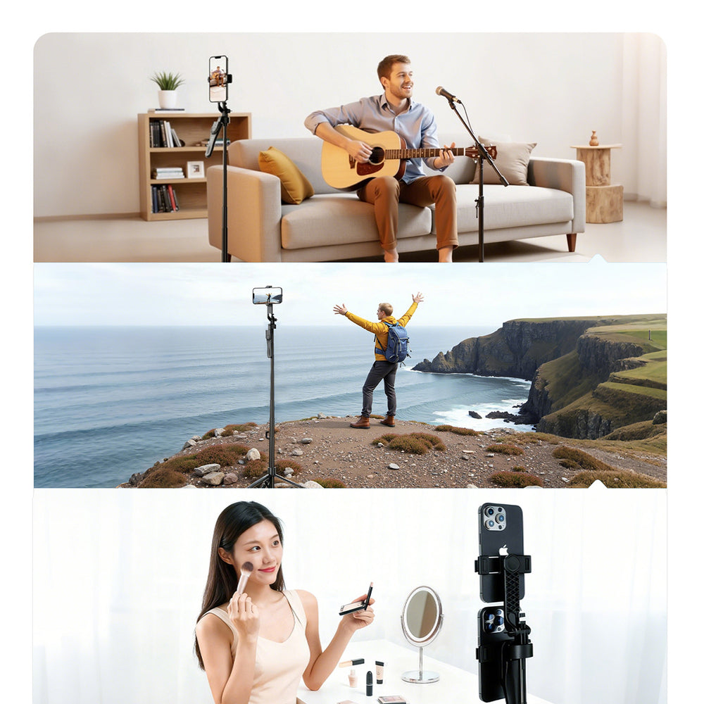 Selfie stick Orico SPM175 tripod 1/4" for phone camera with 360 degree rotation Bluetooth 5.2 - black_7