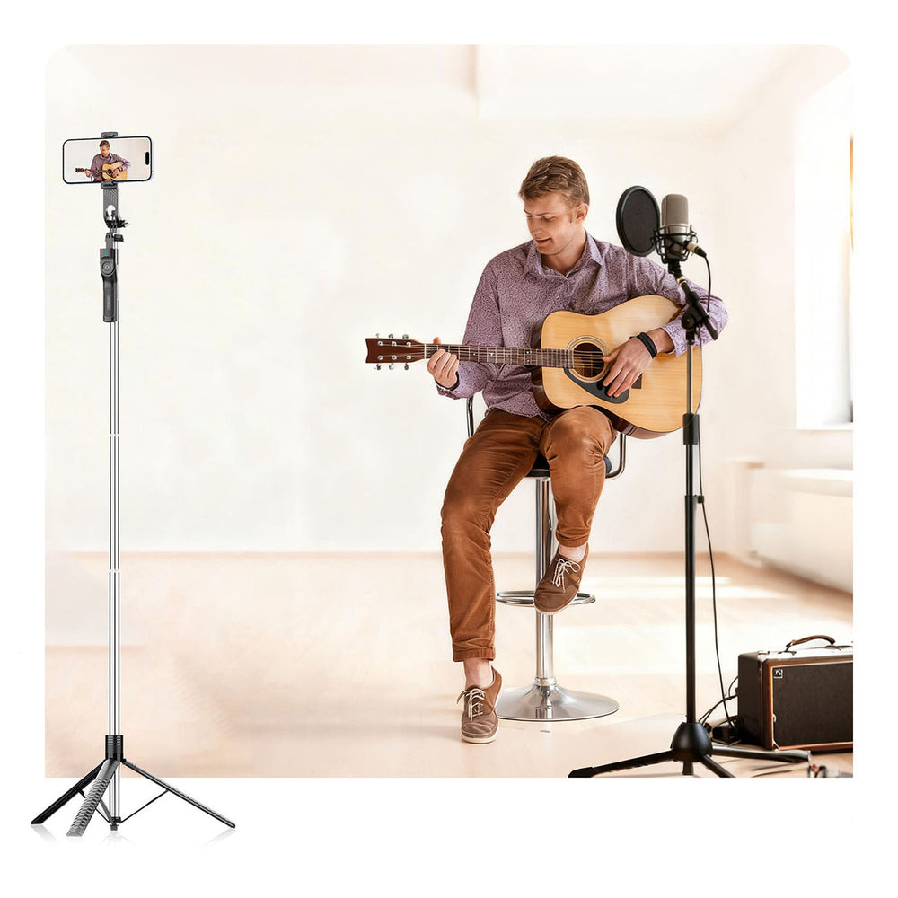 Selfie stick Orico SPM190 tripod 1/4" for phone camera with 360 degree rotation Bluetooth 5.2 - black_10