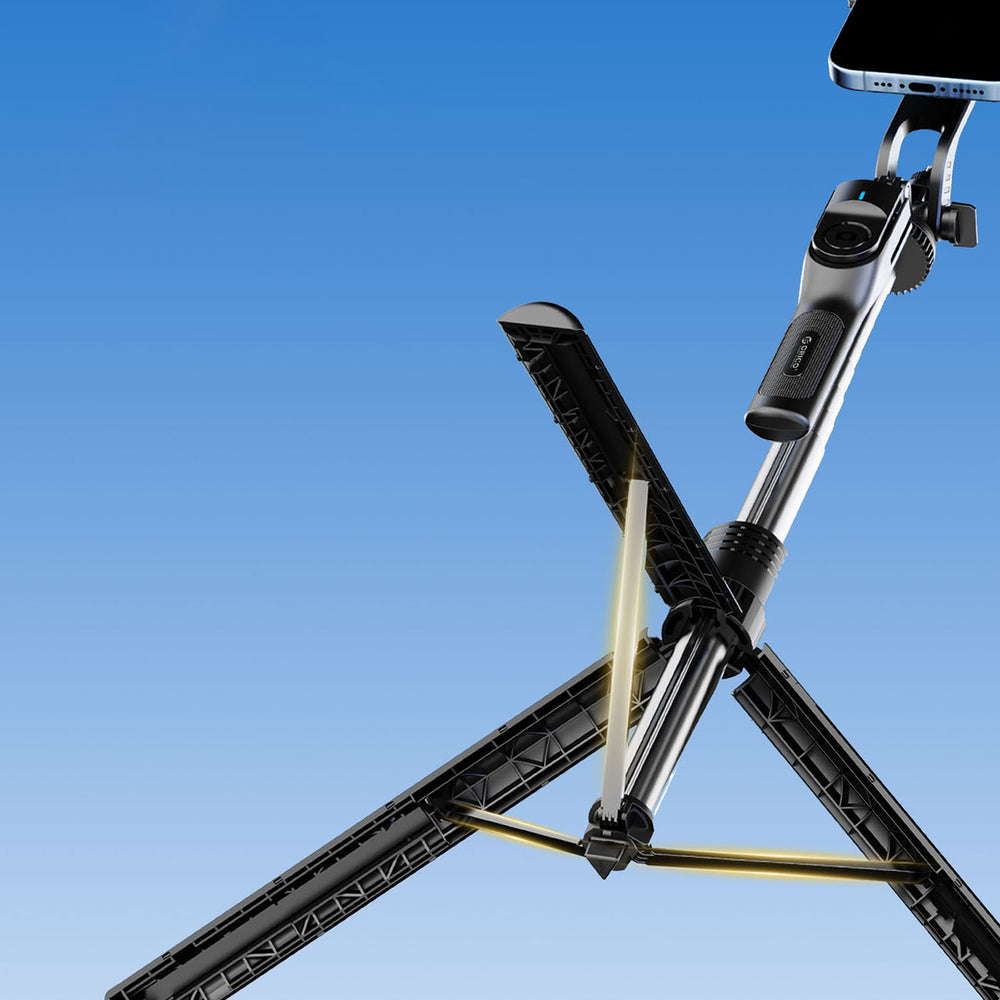 Selfie stick Orico SPM190 tripod 1/4" for phone camera with 360 degree rotation Bluetooth 5.2 - black_5