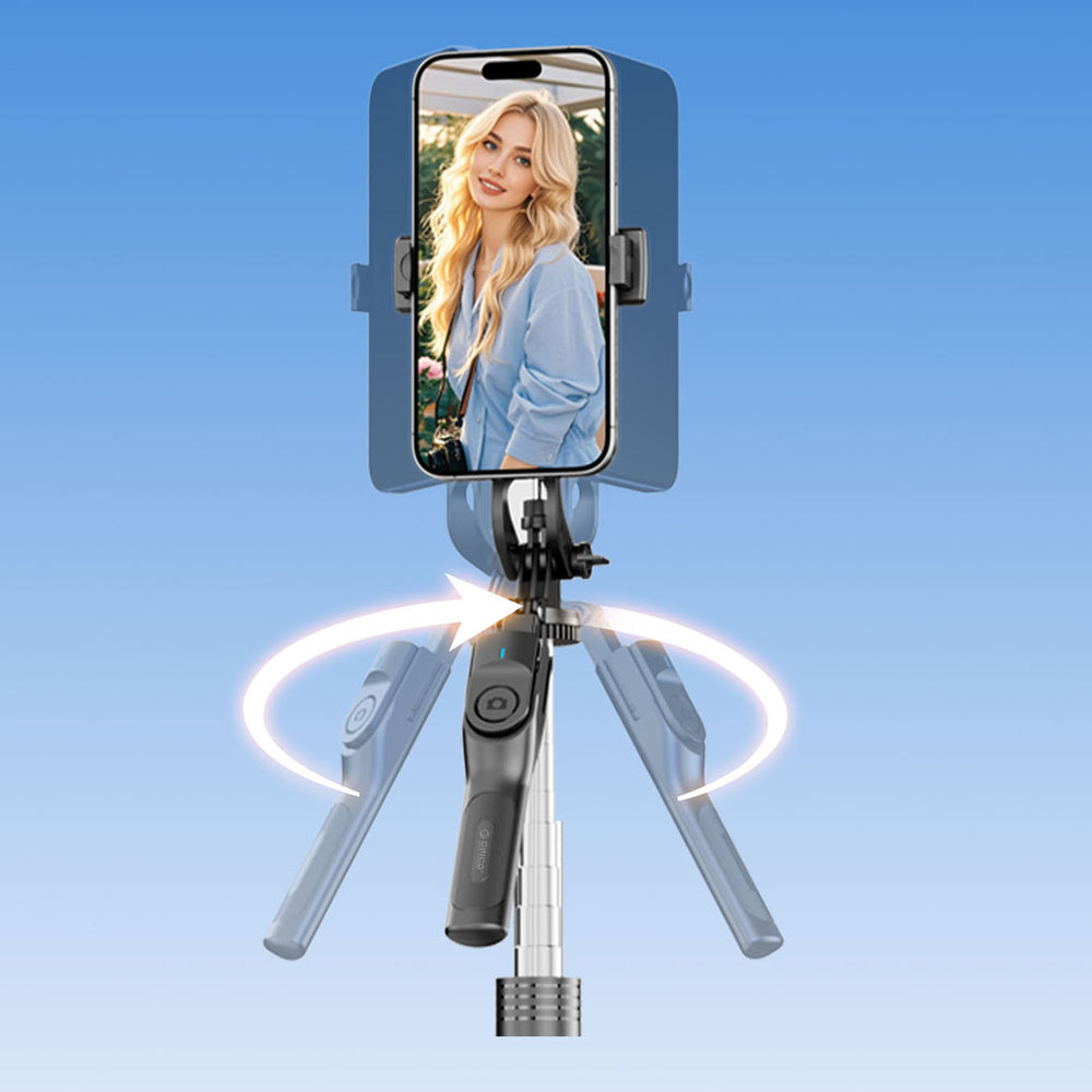 Selfie stick Orico SPM190 tripod 1/4" for phone camera with 360 degree rotation Bluetooth 5.2 - black_6