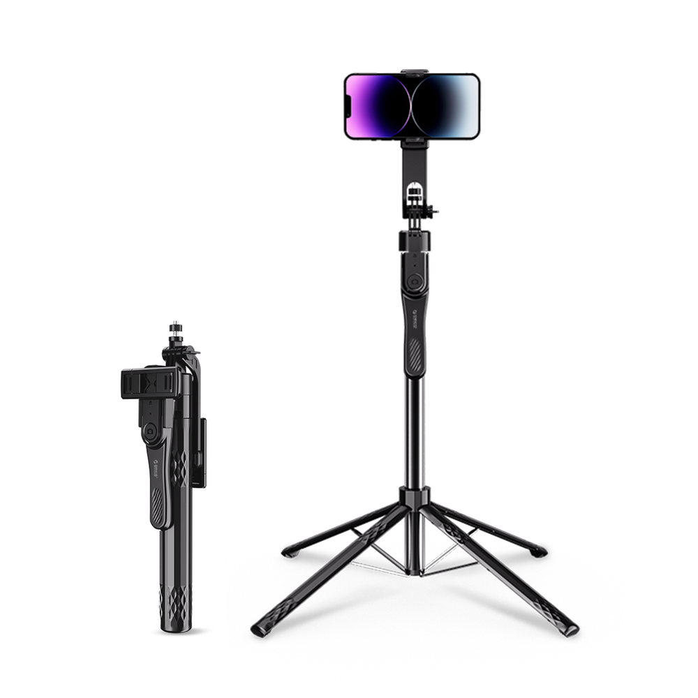 Selfie stick Orico SPN185 1/4" tripod for phone camera with 360 degree rotation Bluetooth 5.2 - black_0