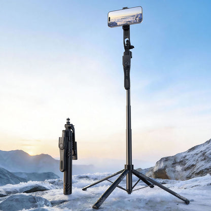 Selfie stick Orico SPN185 1/4" tripod for phone camera with 360 degree rotation Bluetooth 5.2 - black_2