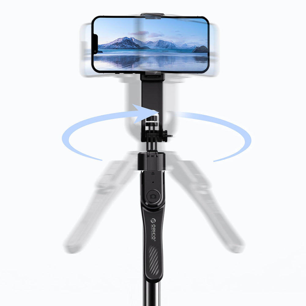 Selfie stick Orico SPN185 1/4" tripod for phone camera with 360 degree rotation Bluetooth 5.2 - black_8