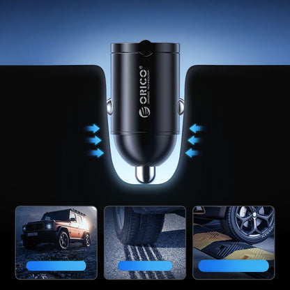 Orico MiniRing 30W USB-A + USB-C Car Charger - Black_5