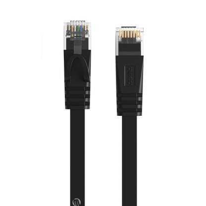 Orico PUG-C6B CAT6 1000Mbps RJ45 Ethernet Network Cable, Flat LAN, 5m - Black_1
