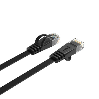 Orico PUG-C6B CAT6 1000Mbps RJ45 Ethernet Network Cable, Flat LAN, 20m, Black_5