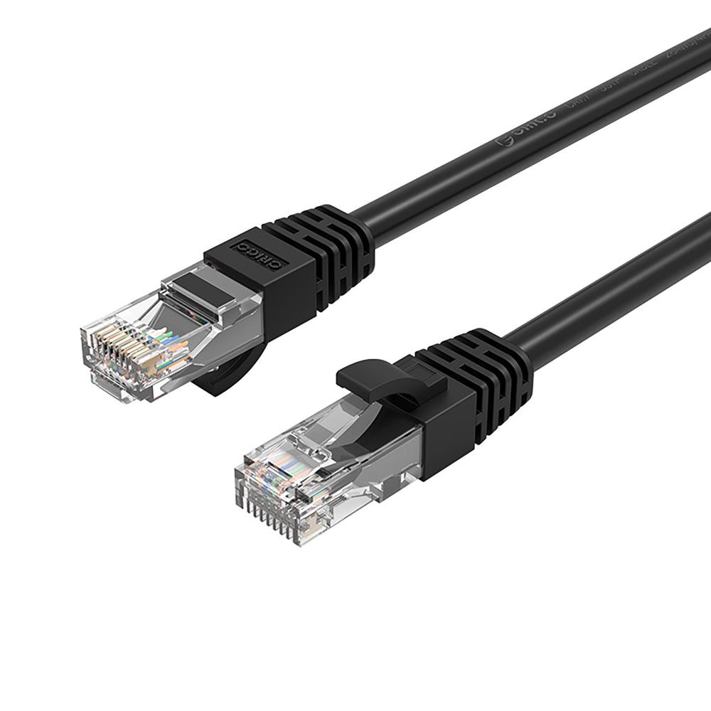 Orico PUG-C6 CAT6 1000Mbps RJ45 Ethernet Network Cable LAN Round 2m - Black_0