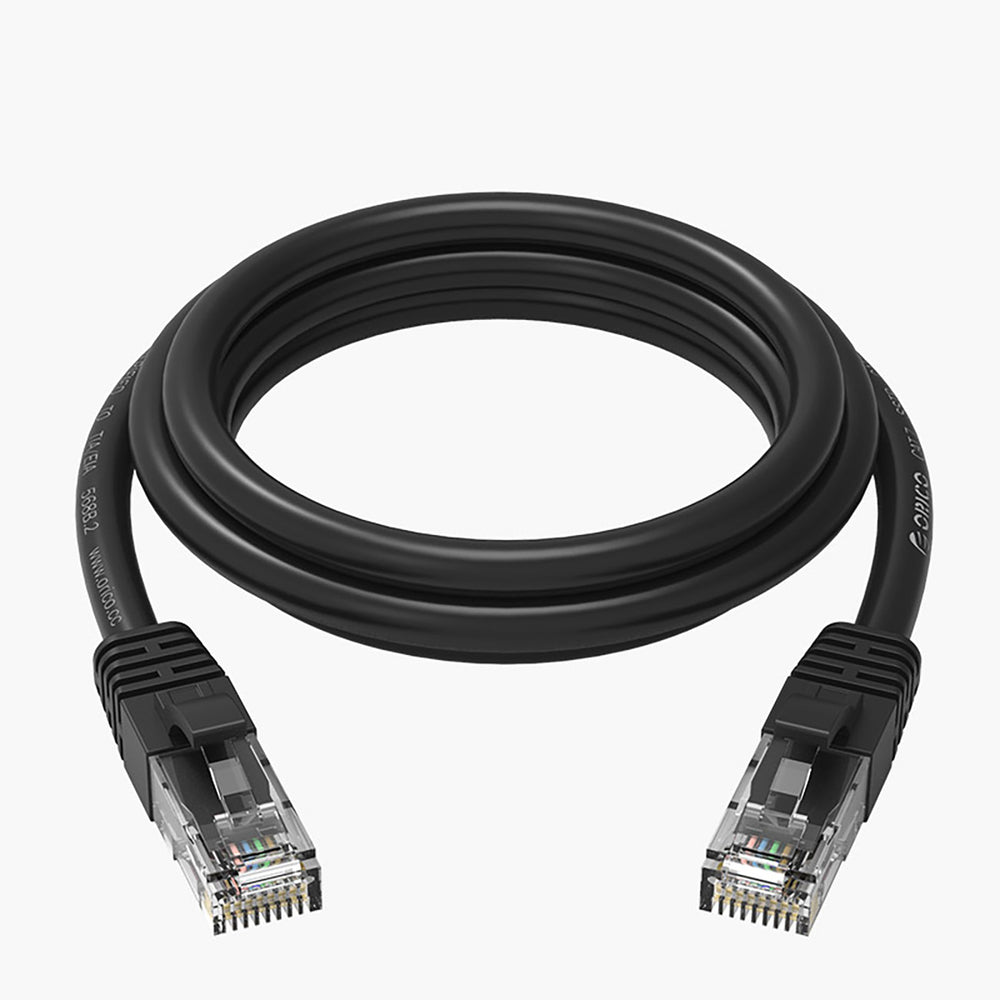 Orico PUG-C6 CAT6 1000Mbps RJ45 Ethernet Network Cable LAN Round 2m - Black_4