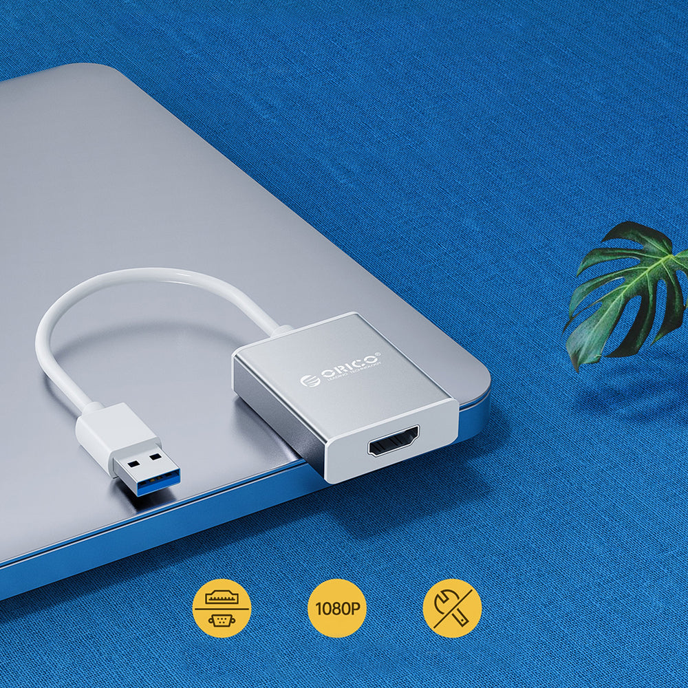 Orico UTH USB-A 3.0 to HDMI adapter - silver_3