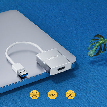 Orico UTH USB-A 3.0 to HDMI adapter - silver_3