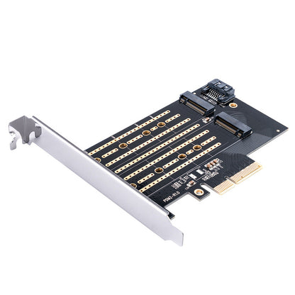 Orico PDM2 PCI-E 3.0 x4 Expansion Card for M.2 NVMe and SATA Drives - Black_0