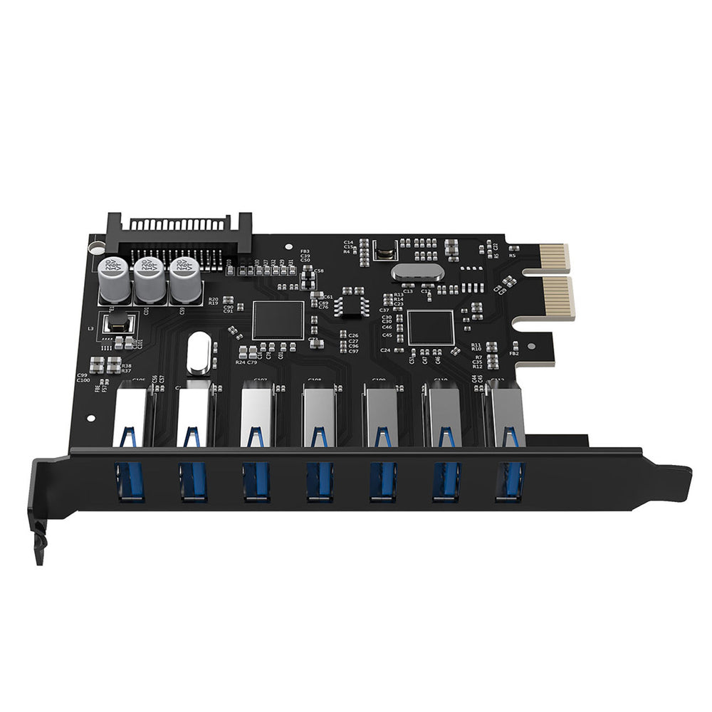 Orico PVU3 PCI-E 7x USB 3.0 Expansion Card for Desktop - Black_5