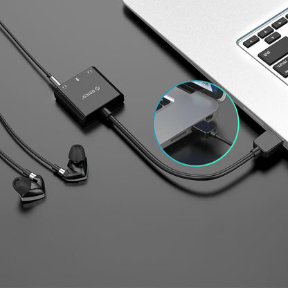 Orico SKT3 USB-A External Sound Card - Black_3