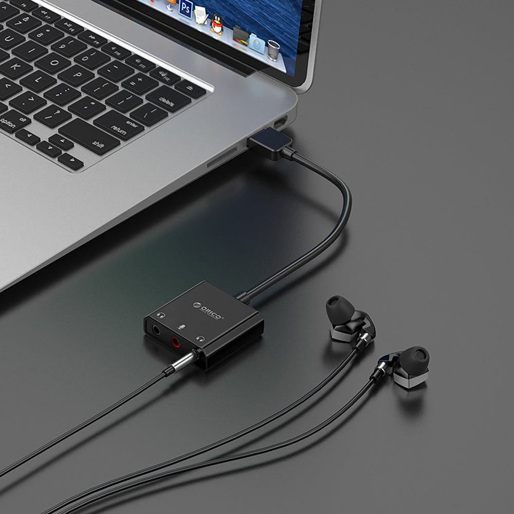 Orico SKT3 USB-A External Sound Card - Black_6