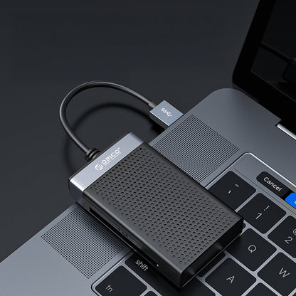 Orico CL4D-A3 USB-A 3.0 SD microSD CF MS 5 Gb/s Memory Card Reader - Black and Silver_6