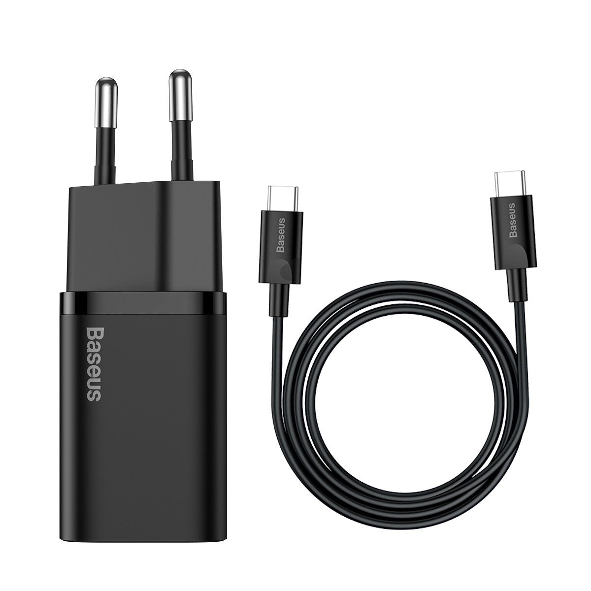 Baseus Super Si fast charger Quick Charge 3.0 Power Delivery 25W 3A + Cable USB Type C - USB Type C 3A 1m black (TZCCSUP-L01)_2