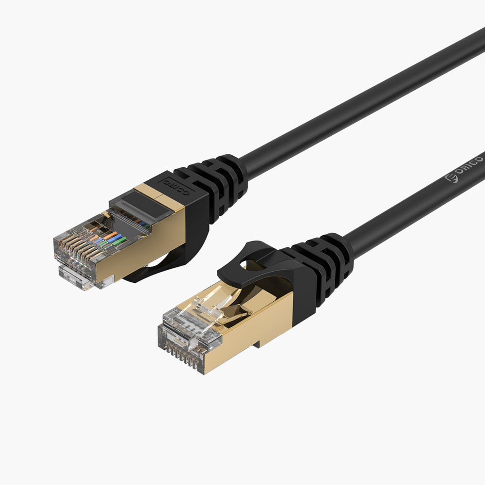 Network Cable Orico PUG-C7, UTP, Cat7, 1m, Black _1