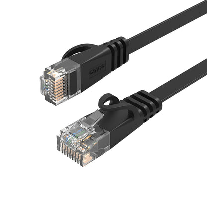 Orico PUG-C7B CAT7 10Gbps RJ45 Ethernet Network Cable Internet LAN Flat 15m - Black_0