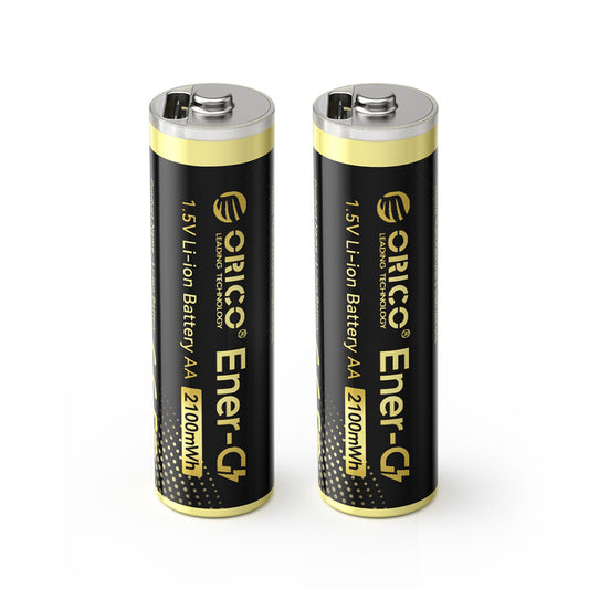 Orico Ener-G EG5C lithium battery 1.5V 2100mWh AA USB-C rechargeable battery 2 pcs._0
