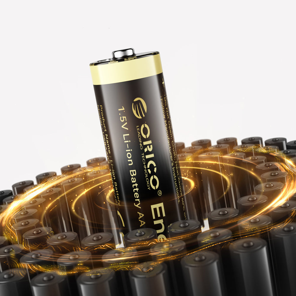 Orico Ener-G EG5C lithium battery 1.5V 2100mWh AA USB-C rechargeable battery 2 pcs._3