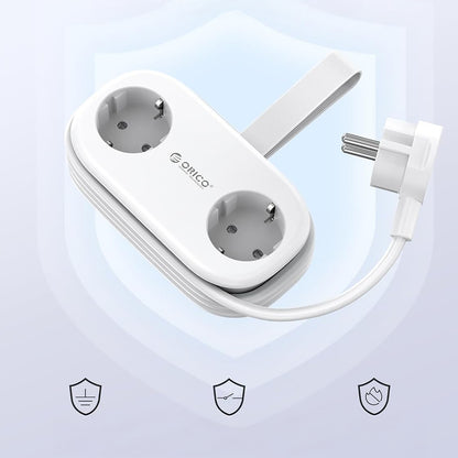 Power Strip Orico APP, 2 x Schuko - 2 x USB-A - 1 x USB-C, White _3