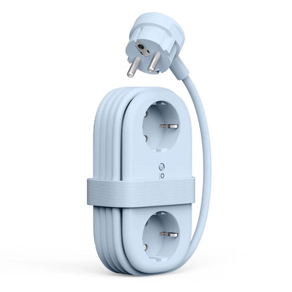 Orico AP3 65W GaN 6in1 Power Strip 2x AC + 2x USB-A + 2x USB-C - Blue_0
