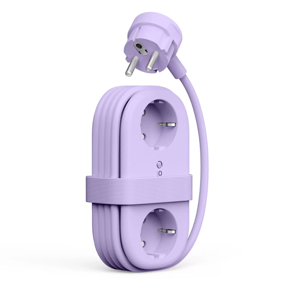 Orico AP3 65W GaN 6in1 Power Strip 2x AC + 2x USB-A + 2x USB-C - Purple_0
