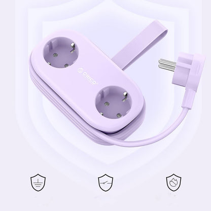 Orico AP3 65W GaN 6in1 Power Strip 2x AC + 2x USB-A + 2x USB-C - Purple_2