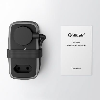 Orico APP 15.5W 5in1 Power Strip 2x AC + 2x USB-A + 1x USB-C - Black_1