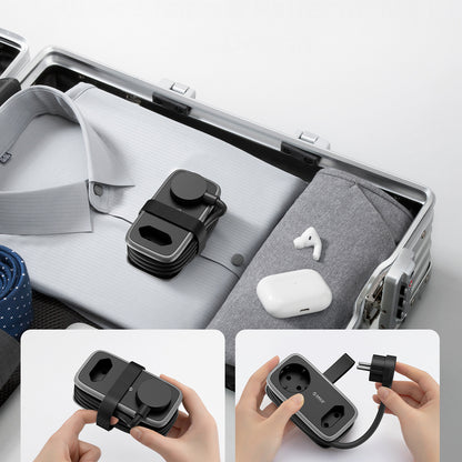 Orico APP 15.5W 5in1 Power Strip 2x AC + 2x USB-A + 1x USB-C - Black_4