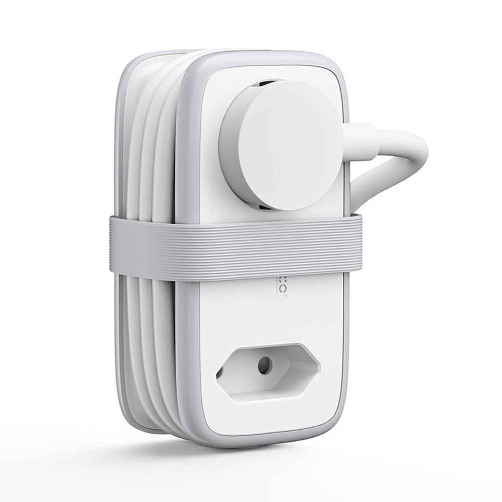 Orico APP 15.5W 5in1 Power Strip 2x AC + 2x USB-A + 1x USB-C - White_0