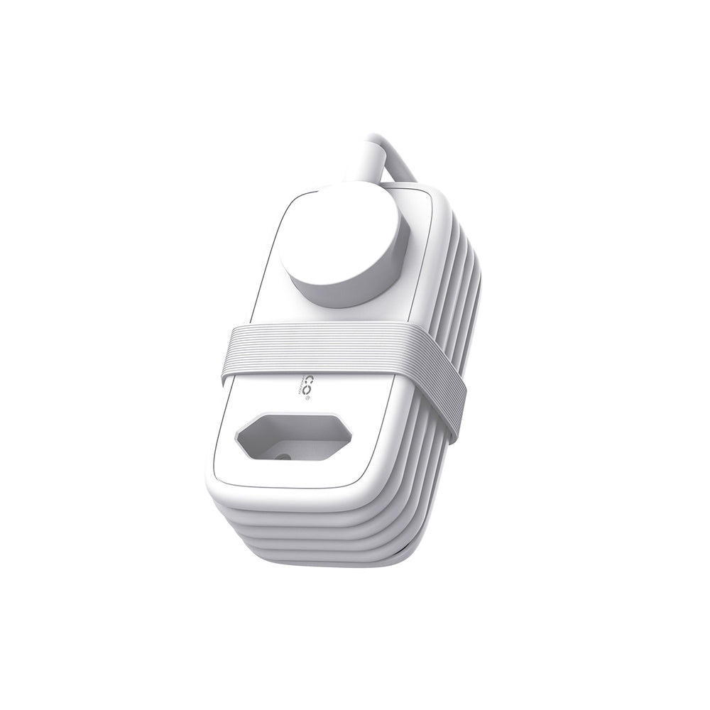 Orico APP 15.5W 5in1 Power Strip 2x AC + 2x USB-A + 1x USB-C - White_1