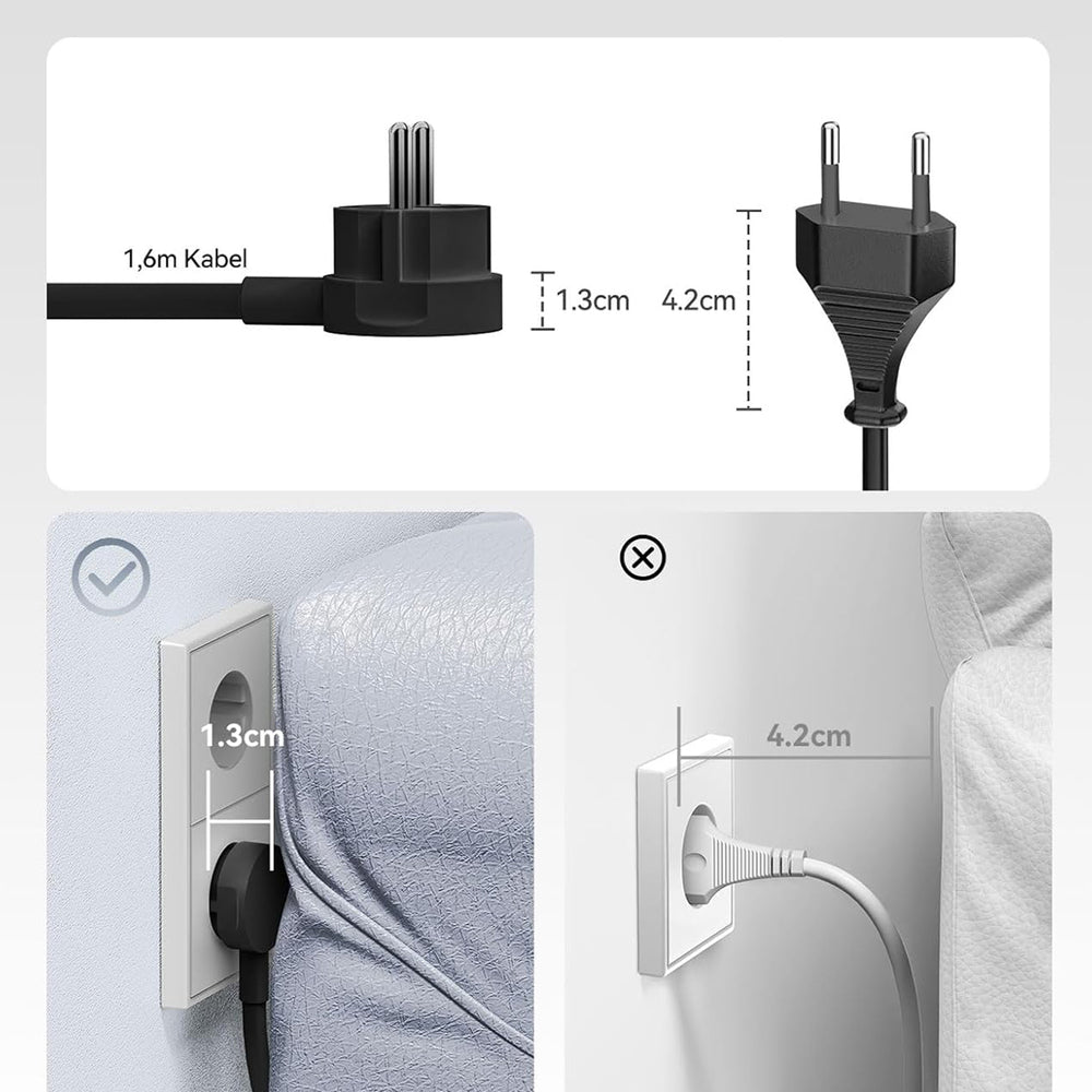 Orico PDC25 25W 6in1 Power Strip 2x AC + 2x USB-A + 2x USB-C - Black_5