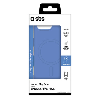 SBS Instinct Mag Case for iPhone 16e / 17e Compatible with MagSafe - Blue_2