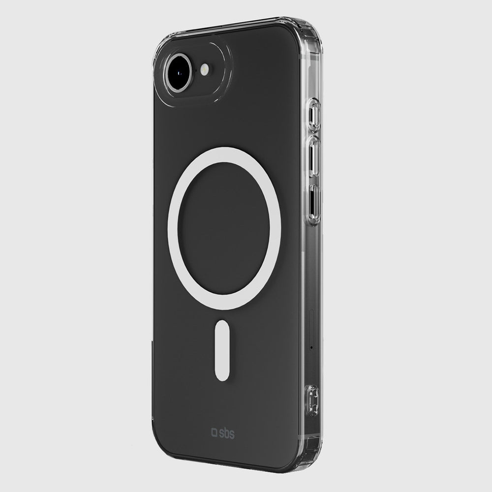 SBS Cover Light Mag Protective Case for iPhone 16e / 17e Compatible with MagSafe - Transparent_1