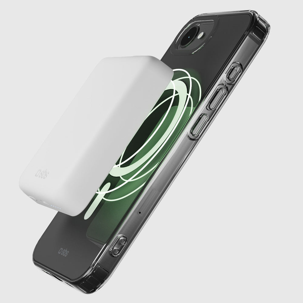 SBS Cover Light Mag Protective Case for iPhone 16e / 17e Compatible with MagSafe - Transparent_4