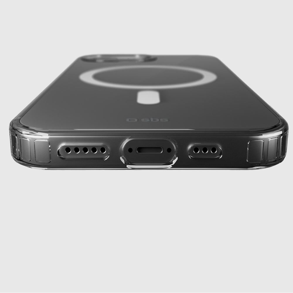 SBS Cover Light Mag Protective Case for iPhone 16e / 17e Compatible with MagSafe - Transparent_5