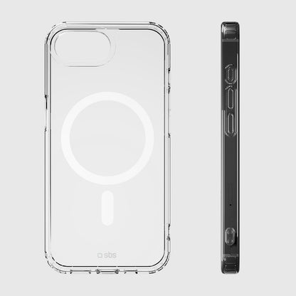 SBS Cover Light Mag Protective Case for iPhone 16e / 17e Compatible with MagSafe - Transparent_6