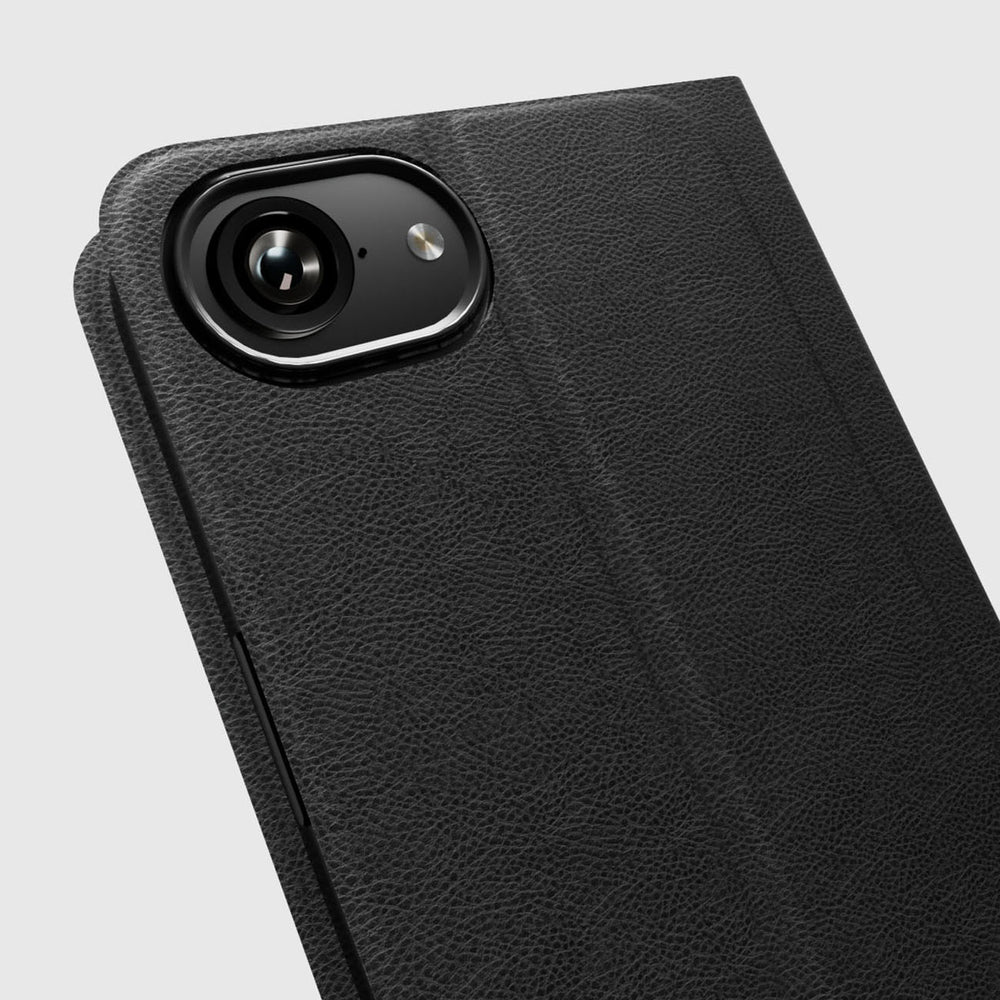 SBS Wallet Smooth Case for iPhone 16e / 17e with Flip - Black_5
